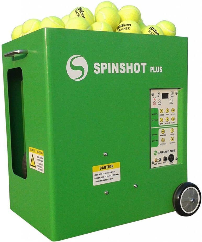 Spinshot Plus Machine - Best Tennis Ball machine for Intermediate to Advanced Player