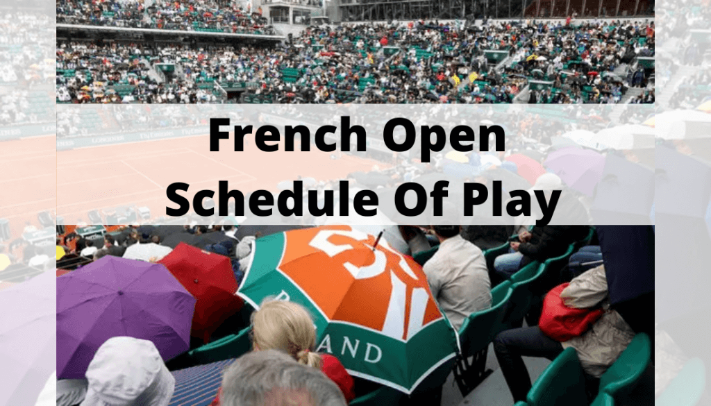 French Open 2020 Schedule Dates/Timing & Courts